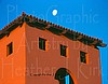 Moon Over Red Adobe Horizontal